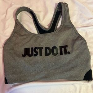 Nike Heather Gray Sports Bra